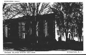 Rhode Island Kingston Edwards Hall Rhode Island State College