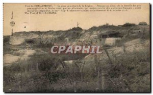 Old Postcard Fort de Douaumont Army