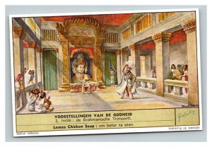 Vintage Liebig Trade Card - Dutch - 2 of The Images of the Deity Set