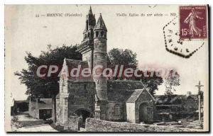 Postcard Old Henvic Finistere Old Church