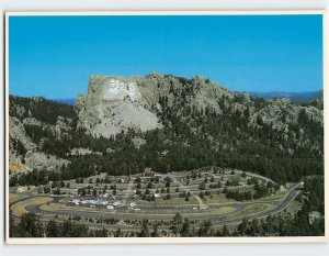 Postcard Aerial View Mount Rushmore Complex South Dakota USA