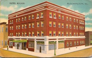 Illinois Cairo Hotel Rogers 1948