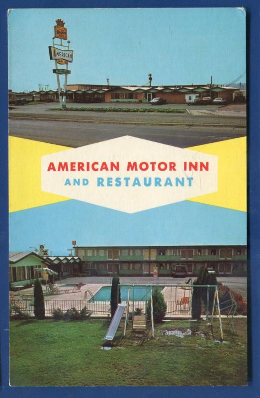 American Motor Inn Restaurant Lordsburg New Mexico nm chrome postcard