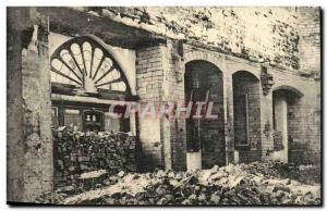 Belgium Leuven Old Postcard Ruins of the Interieur & # 39 university