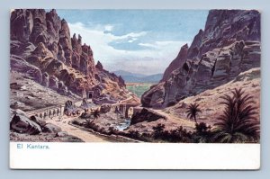 El Kantara Les Gorges de la Riviere Entree Algeria UNP Unused DB  Postcard G16