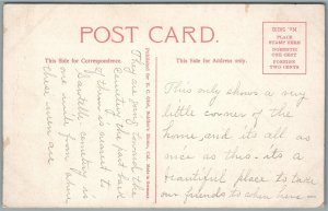 SOLDIER'S HOME CA FUNERAL PROCESSION ANTIQUE POSTCARD