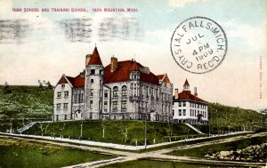 Iron Mountain, Michigan - The High School & Training School - in 1909