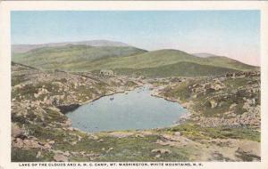 Lake of the Clouds and A.M.C. Camp Mt Washington White Mountains New Hampshire