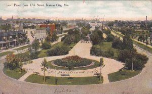 Missouri Kansas City Paseo From 17th Street 1909