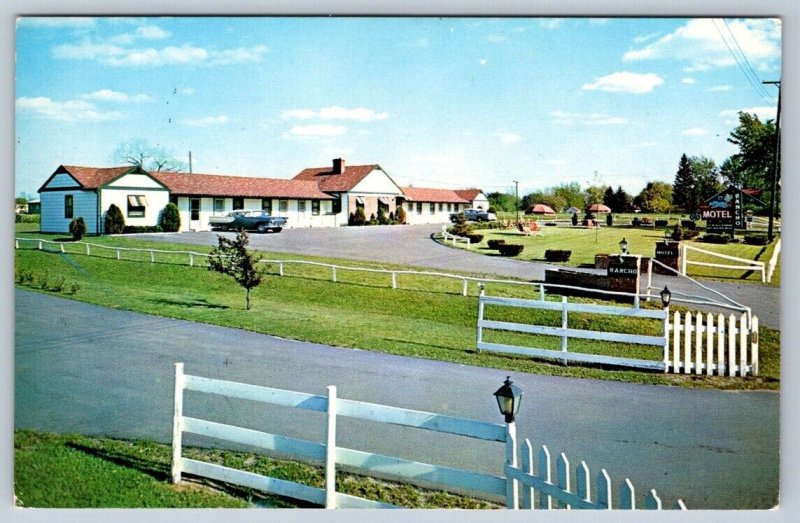 Rancho Motel, Lansing, Michigan, Vintage Chrome Postcard