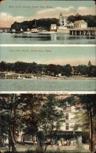 Onset Bay Massachusetts MA Glen Cove House c1910 Vintage Postcard