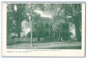 c1905 The Old Walker Homestead Concord New Hampshire NH FE Nelson Postcard