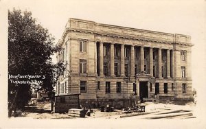 Real Photo New Court House Flandreau, South Dakota SD