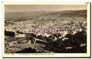 Postcard Old Fes Medina Vue Generale of Cote du Sud jack