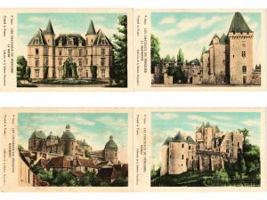 CASTLES CHATEAUX FRANCE 130 CPA COLLECTION PAUTAUBERGE