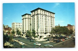 Manger Hamilton Purple Tree Lounge Washington D. C. Postcard Old Cars