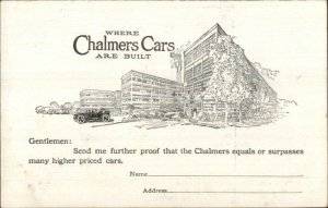 Chalmers Car Factory Detroit? Add to Pioneer Automobile Co San Francisco PC