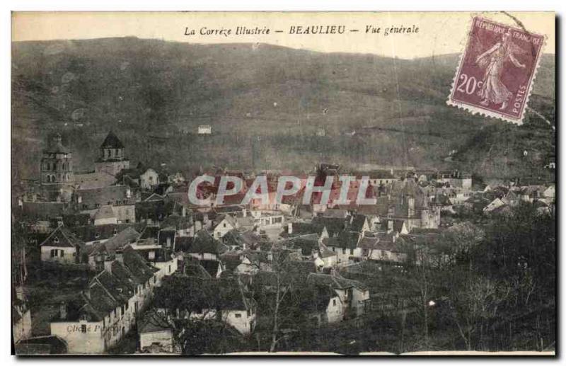 Old Postcard Beaulieu Vue Generale