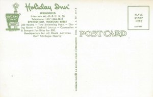 Holiday Inn, Springfield, Missouri Vintage Postcard 