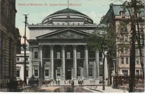 Bank of Montreal on St James Street Montreal QC, Quebec, Canada - DB