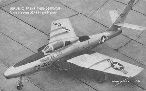 Republic RF-84 Thunderflash Ultramodern USAF photo fighter