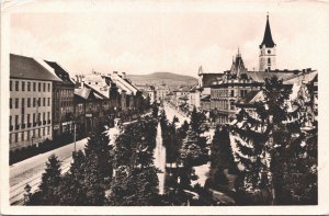 Slovakia Kosice Stefanikova Ulica Košice Vintage RPPC 09.06