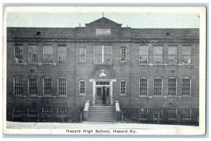 c1910's Hazard High School Building Hazard Kentucky KY Posted Antique Postcard