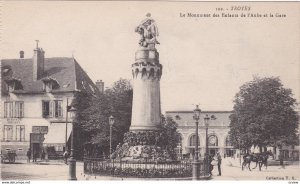 TROYES , Aube , France , 00-10s ; Le Monument des Enfants de l'Aube et la Gare