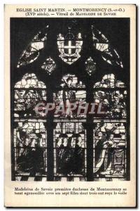 Postcard Ancient Church Saint Martin Montmorency (S and-O) (XVI century) Stai...