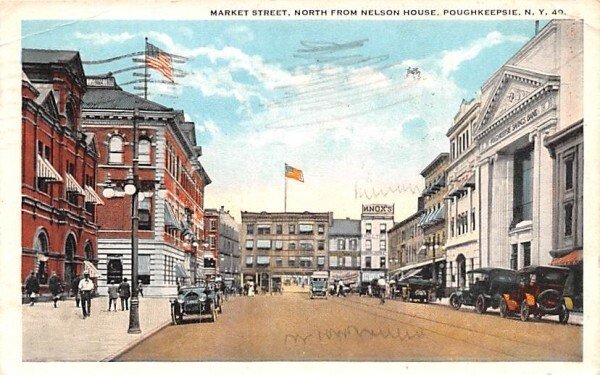 Market Street in Poughkeepsie, New York