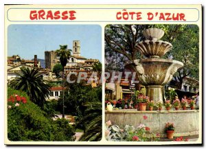 Postcard Modern Grasse French Riviera French riviera the old city and its cat...