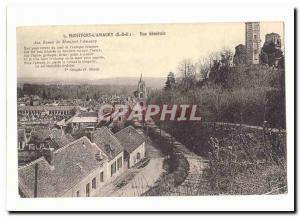 Montfort l & # 39Amaury Old Postcard General view