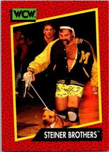 1991 WCW Wrestling Card Steiner Brothers sk21149