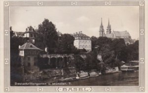 Switzerland Basel Deutschrittergarten und Muenster Photo