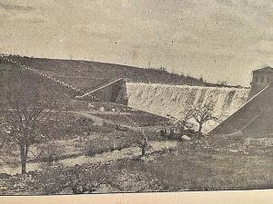 Postcard  Antique View of Big Dam, Fayville, MA    W2