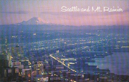 Seattle And Mount Rainier Seattle Washington