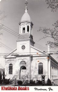 Postcard RPPC Catholic Church Montrose PA