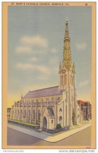 St. Mary's Catholic Church, Norfolk, Virginia 1930-40s