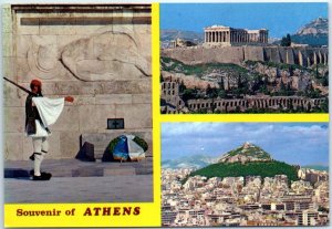 Postcard - Souvenir of Athens, Greece