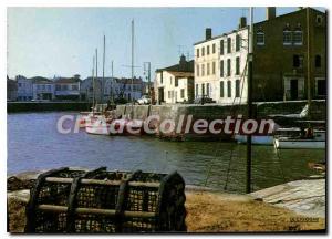 Postcard Modern Ile De Re Locker A Lobster In The Port Of Saint Martin