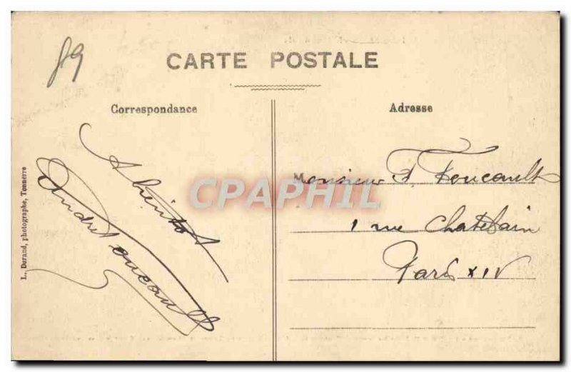 Old Postcard Thunder L & # 39Hotel d & # 39Uzes