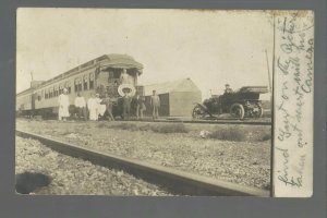 North Platte NEBRASKA RPc1910 TRAIN LAND TOUR Buyers PAYNE SPECIAL Black Waiters