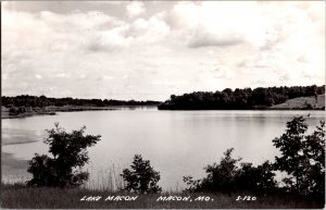 RPPC View of Lake Macon, Macon MO c1962 Vintage Postcard L78