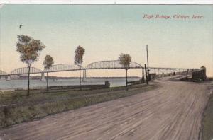 Iowa Clinton High Bridge 1909