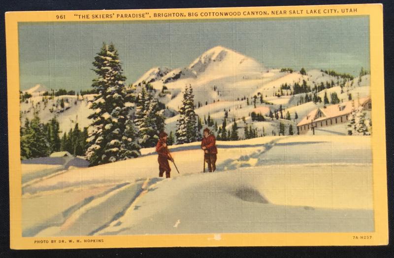 Postcard Unused 961-Brighton Big Cottonwood Canyon Salt Lake City UT LB