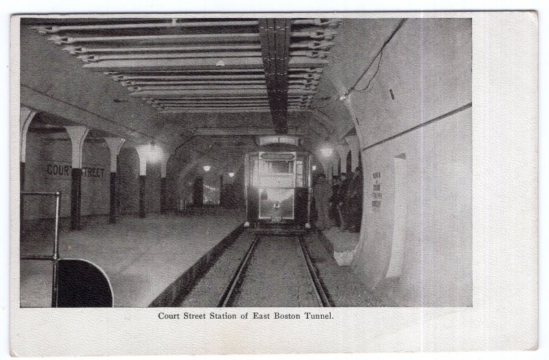 Court Street Station of East Boston Tunnel
