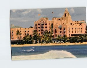 Postcard The Royal Hawaiian Hotel Waikiki Beach Honolulu Hawaii USA
