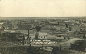 1913 Business Section, Tucumcari New Mexico  Vintage Postcard