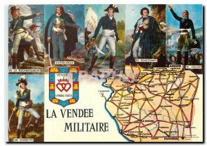 Modern Postcard The Vendee Military From Rochejaquelin Cathelineau Stoflet Fr...