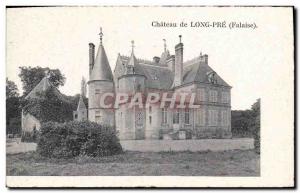 Postcard Old Castle Cliff Long Pre